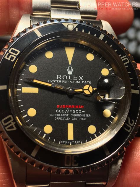 rolex submariner 1680 movement|rolex red submariner 1680 price.